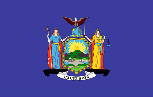 new york state seal picture. The New York state flag